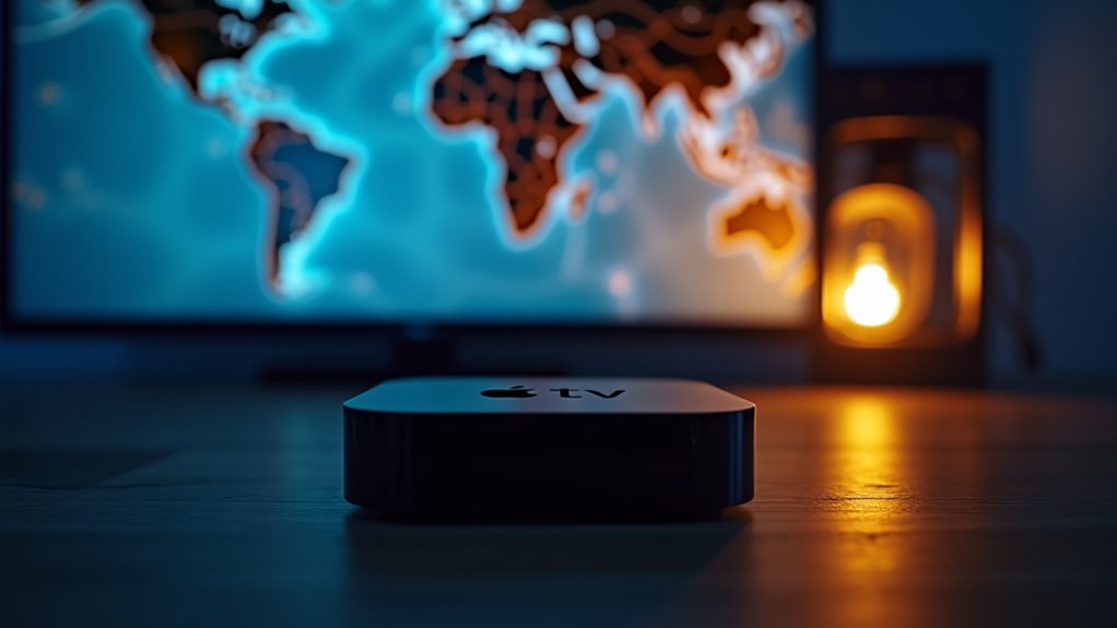 apple TV szybka globalna konfiguracja radia
