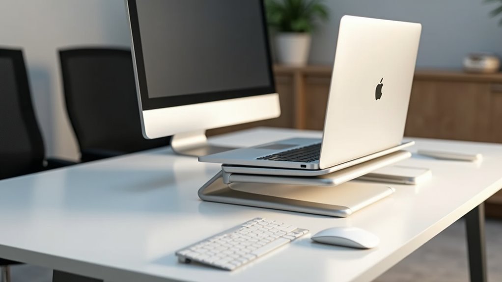 ergonomiczne stojaki/macbooki do biura