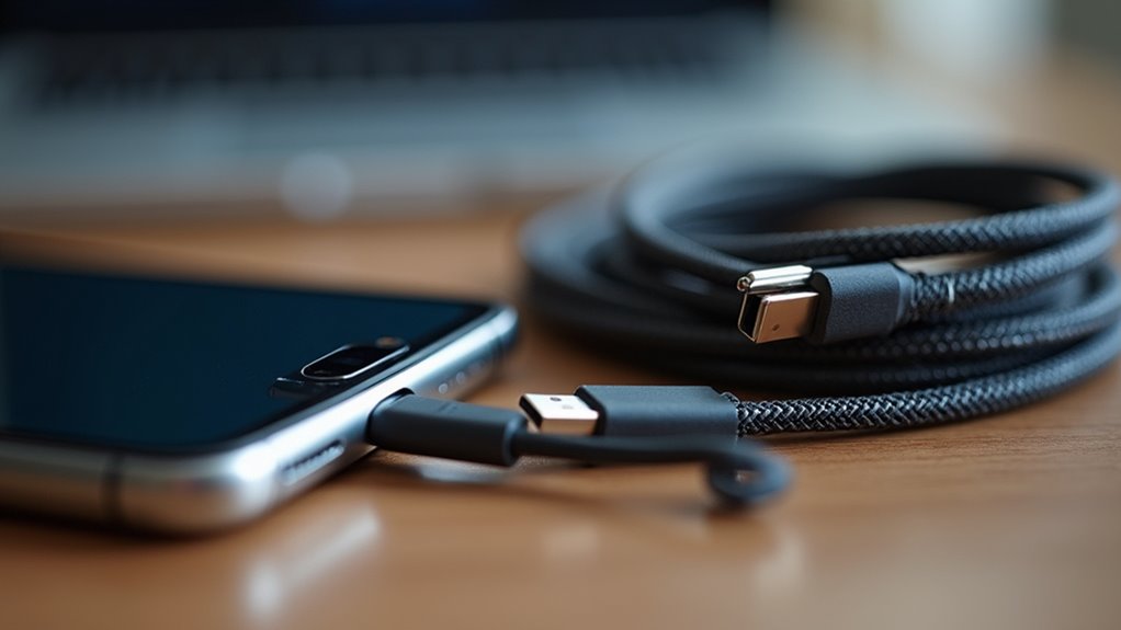 wysokiej jakości kable USB-C ochronią baterie