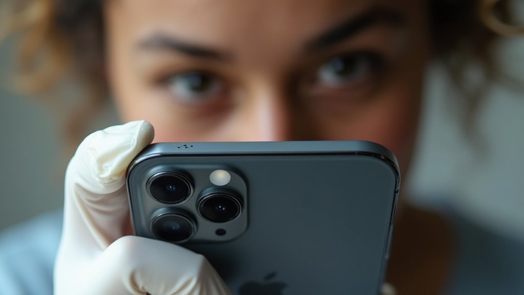 przesuń iPhone'a nieco niżej