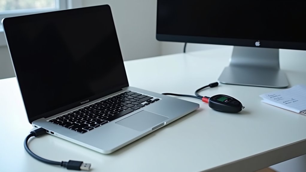 szybkie kontrole wykrywania monitora USB-C