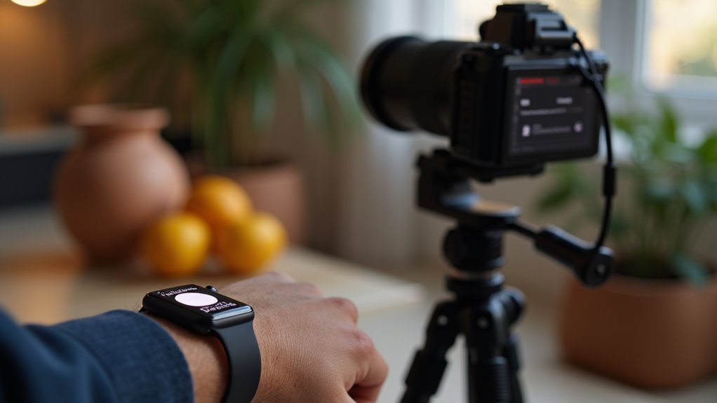 uruchomienie zdalnej kamery za pomocą Apple Watch