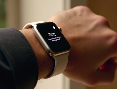 powiadomienia z domofonu Ring na Apple Watch