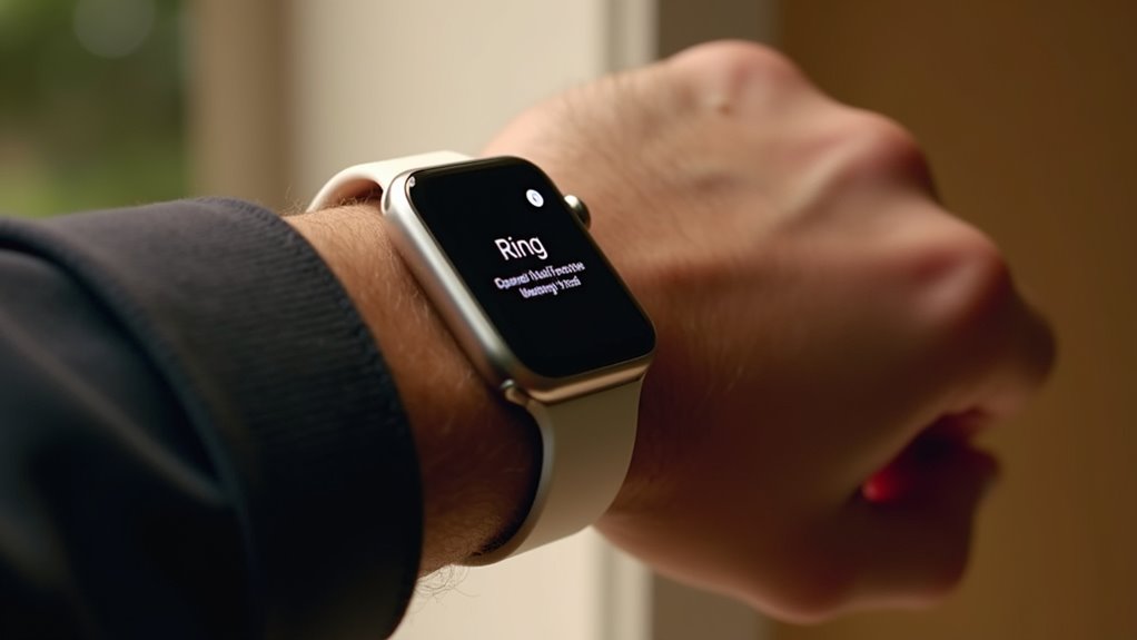 powiadomienia z domofonu Ring na Apple Watch